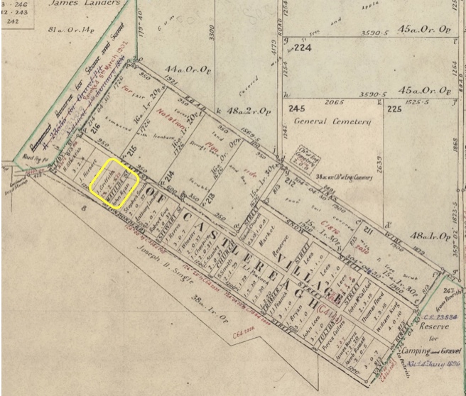 Crown plan 1896 CAstlereagh