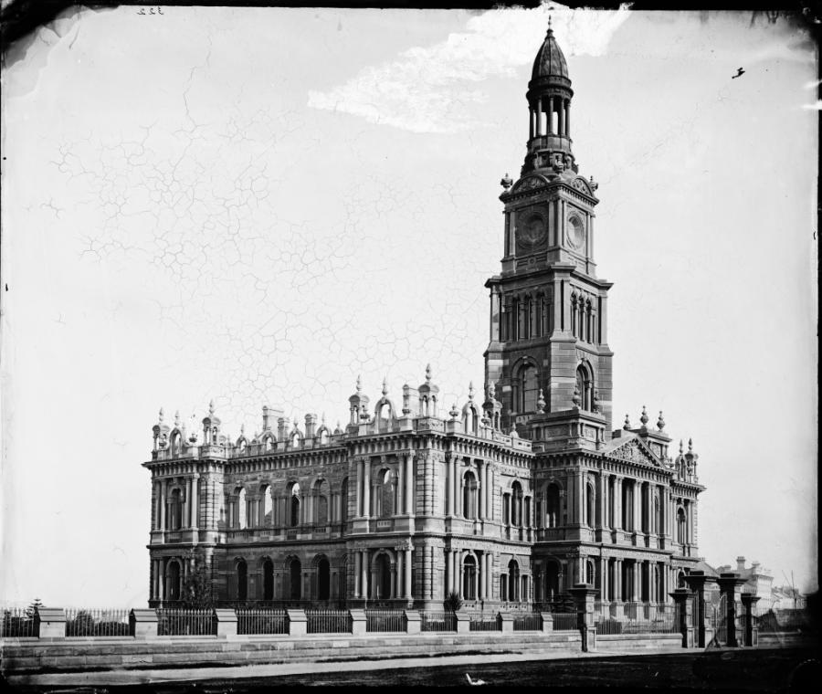 Historic Photographs, Plans and Architectural documentation pertaining to the Sydney Town Hall.